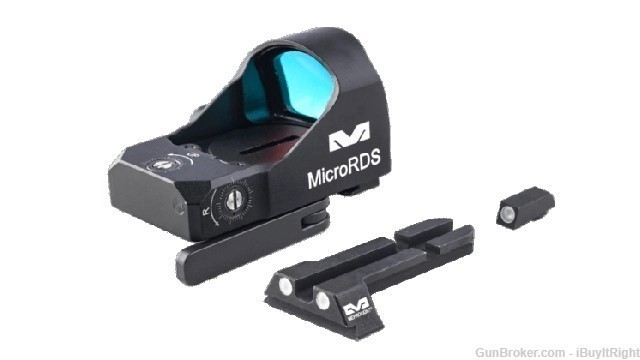 Meprolight Mepro MicroRDS and Adapter / Backup Sights For S&W M&P-img-0
