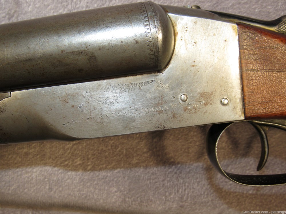 Vintage Ithaca Gun Company Flues 12 GA SxS 28" Solid Rib 1912 C&R-img-3