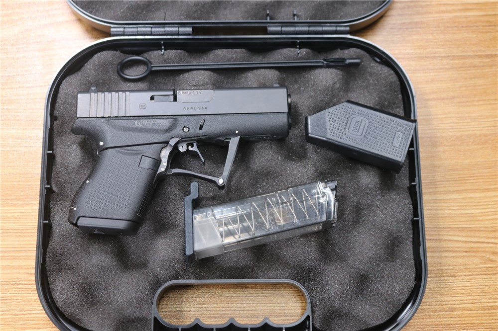 Glock 43 9mm 3 ½" Barrel Box 2 Mags 6 Rounds Full Conceal Conversion-img-0
