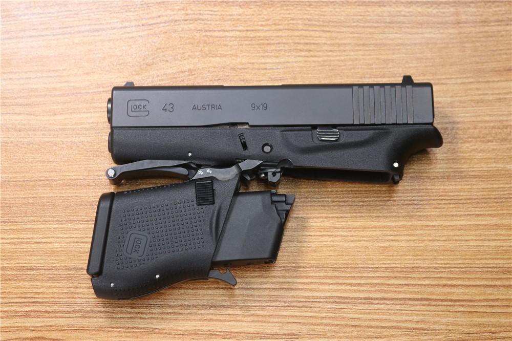 Glock 43 9mm 3 ½" Barrel Box 2 Mags 6 Rounds Full Conceal Conversion-img-1