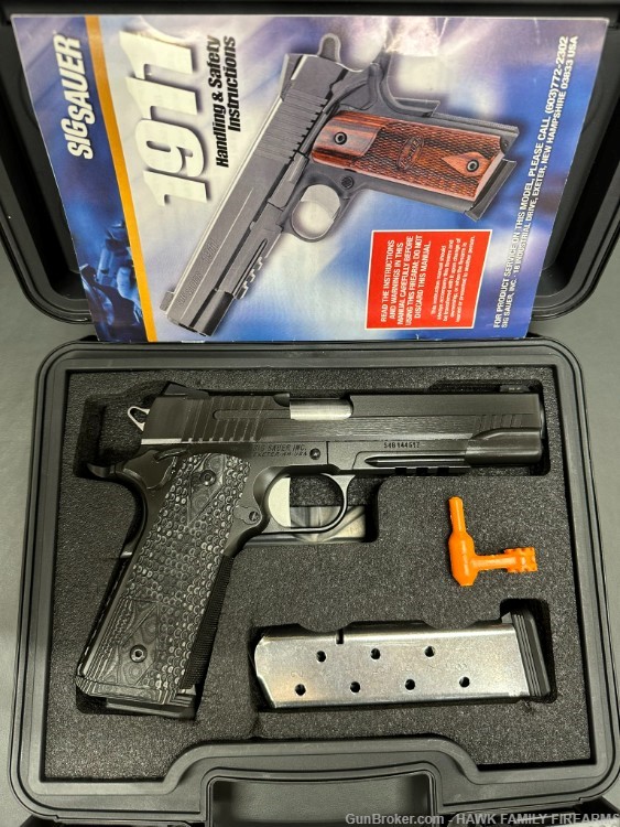 SIG SAUER 1911 EXTREME RAILED .45 ACP *TACTICAL MODEL* OLDER VERSION-img-12