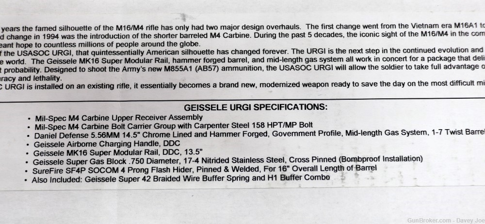 Desirable Geissele upper receiver group-improved/URG-I Complete NIB-img-17