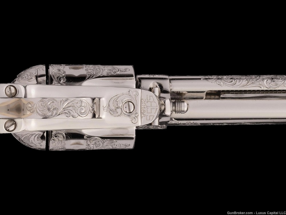 Colt 3rd Gen Single Action Army Engraved and Inscribed-img-3