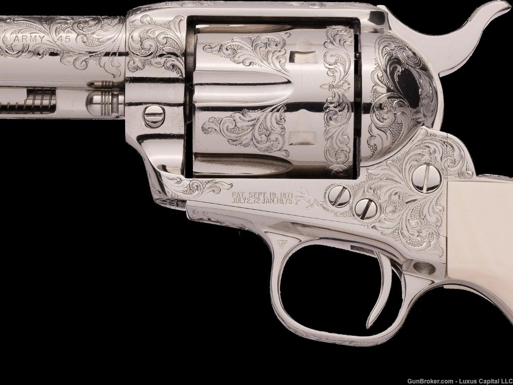 Colt 3rd Gen Single Action Army Engraved and Inscribed-img-2