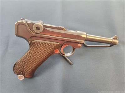 MAUSER P.08 LUGER 9MM 1937 S/42 STRAWED WWII