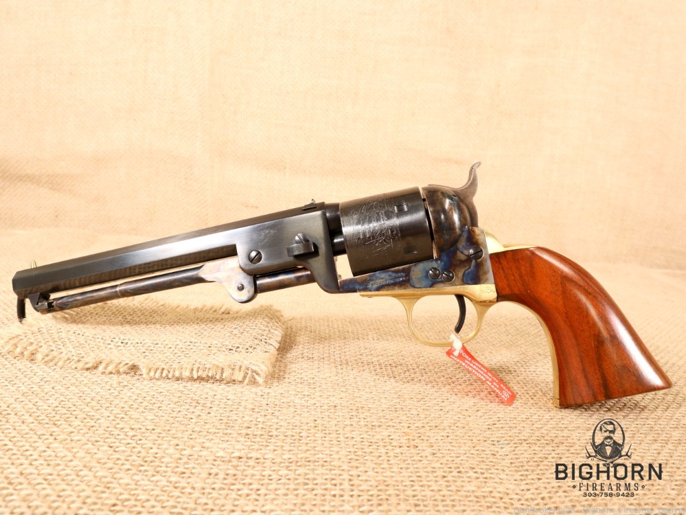 Cimarron, 1851 Navy Conversion, Man With No Name, 7.5", .38 Spl, Revolver-img-2