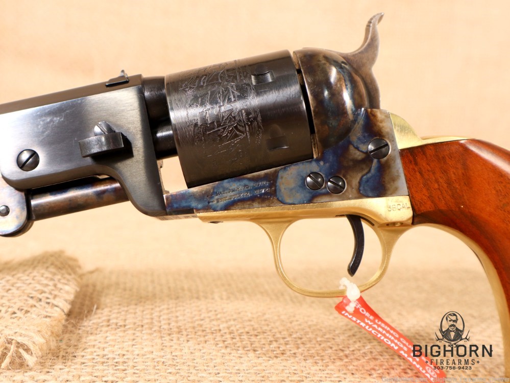 Cimarron, 1851 Navy Conversion, Man With No Name, 7.5", .38 Spl, Revolver-img-4