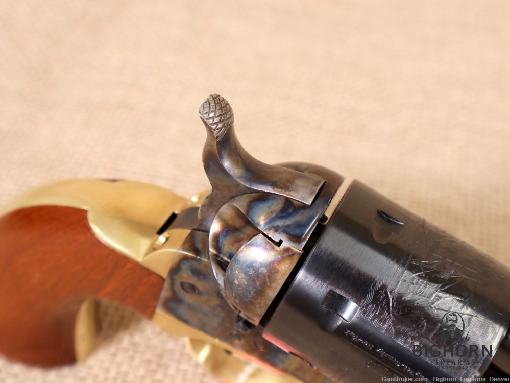 Cimarron, 1851 Navy Conversion, Man With No Name, 7.5", .38 Spl, Revolver-img-11