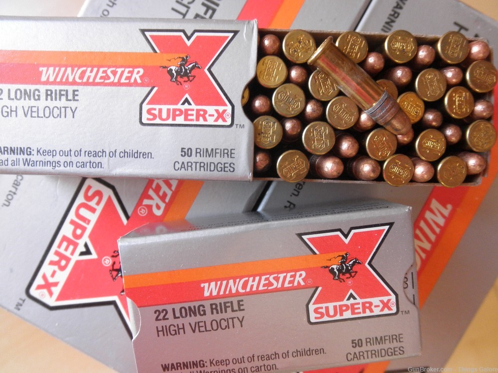 Winchester SUPER-X .22LR 40gr copper plated round nose X22LR-img-1