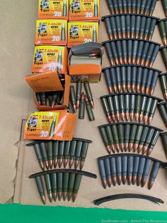 Lot of Russian 7.62x39 ammo Golden Tiger Barnaul Tula 960 rounds 7.62x39mm-img-2
