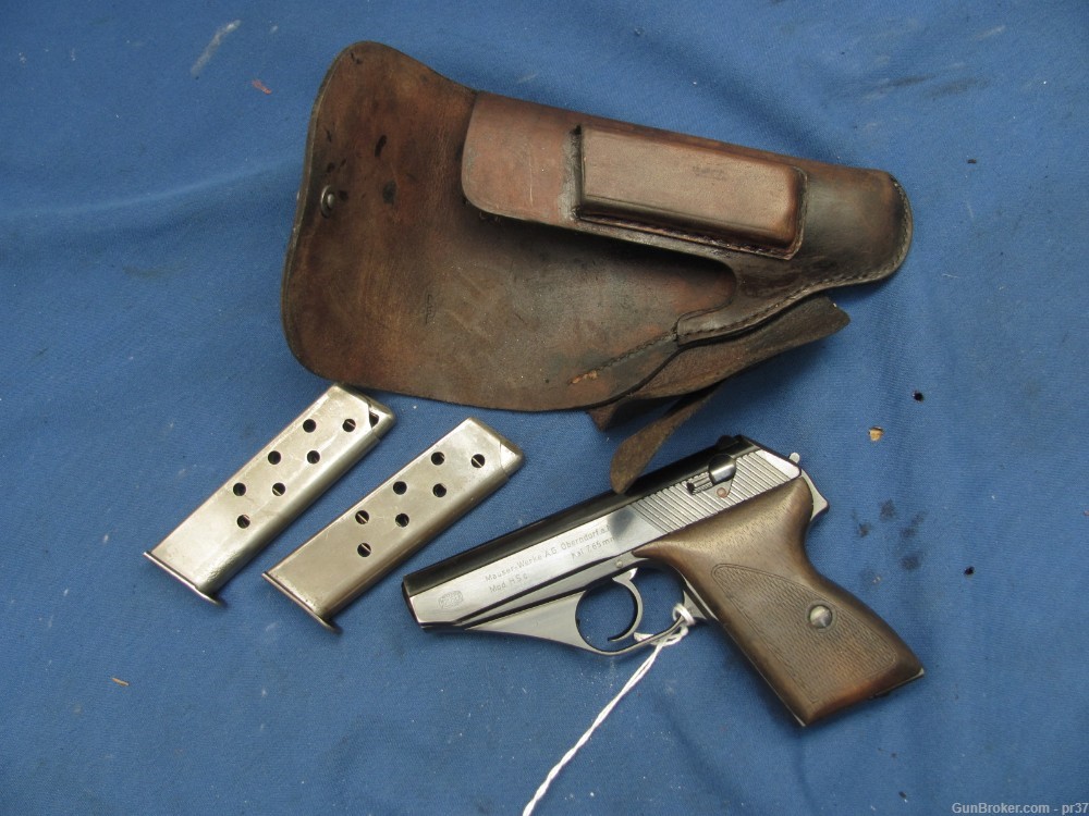 WWII German MAUSER HSc - Two Mags- Holster -Wehrmacht  Issue Nice Rig-img-26