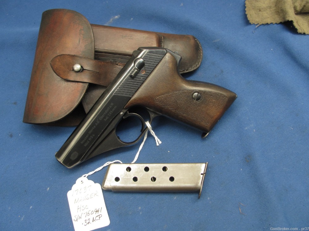 WWII German MAUSER HSc - Two Mags- Holster -Wehrmacht  Issue Nice Rig-img-44