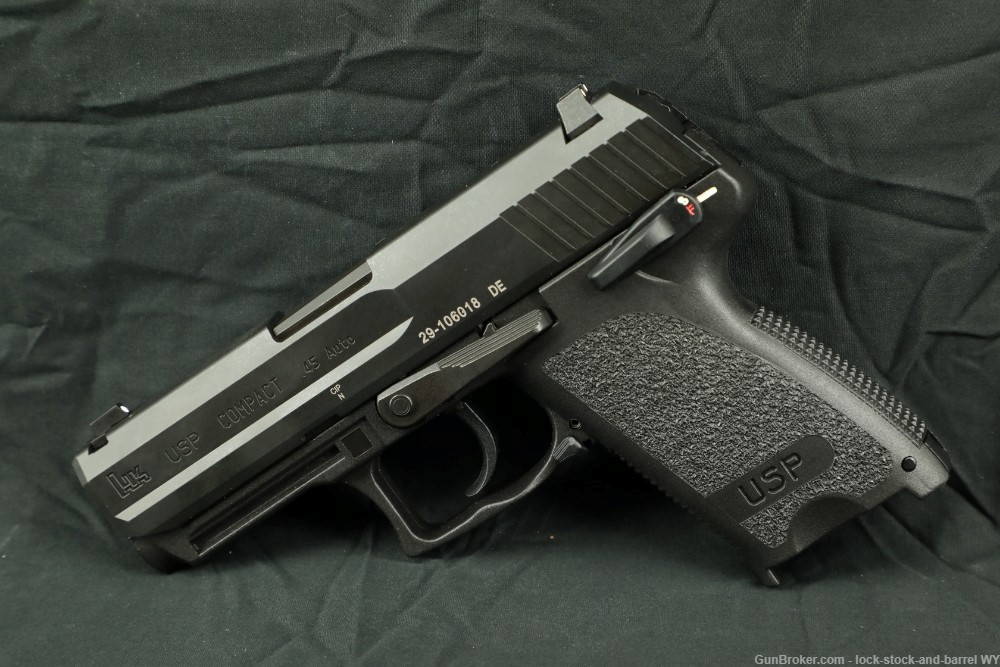 Heckler & Koch H&K USP Compact .45 ACP DA/SA Pistol 3.78”  w/ Case-img-6
