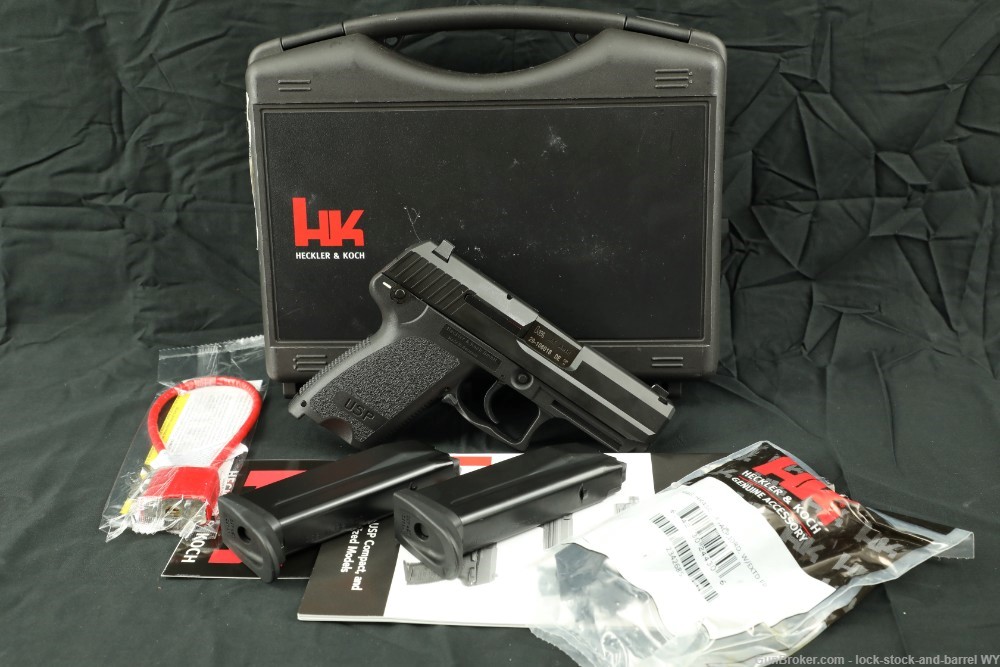 Heckler & Koch H&K USP Compact .45 ACP DA/SA Pistol 3.78”  w/ Case-img-2