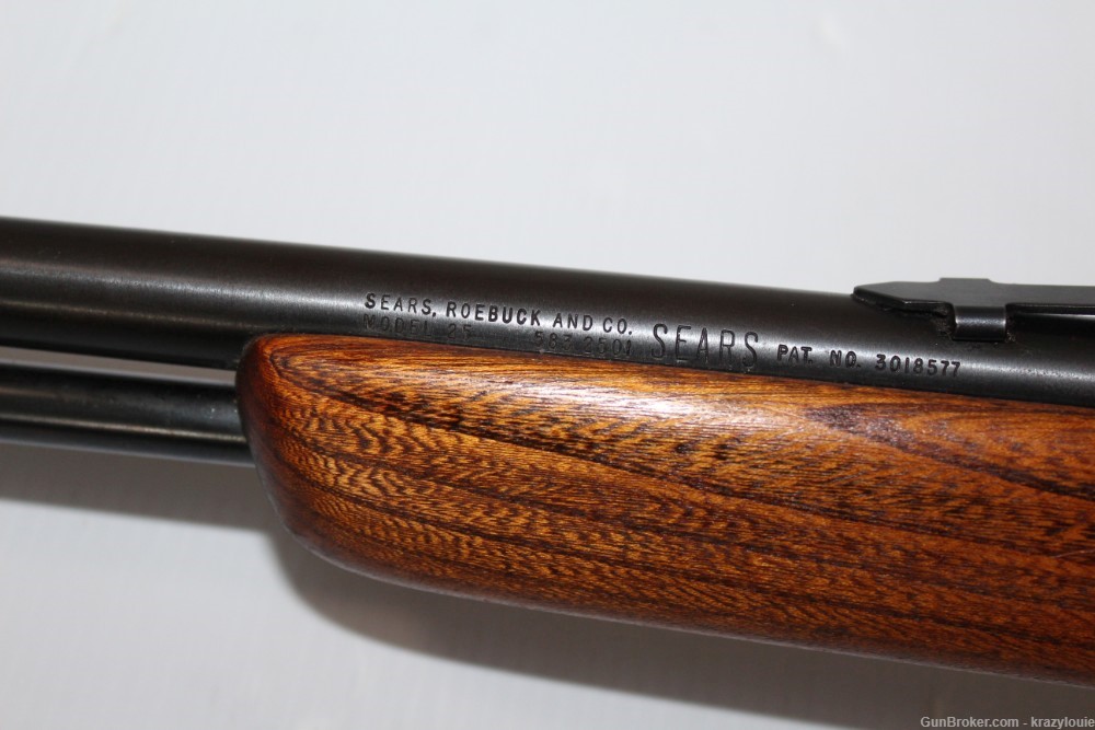Sears Roebuck Model 25 High Standard .22LR Semi Auto Tube Fed Rifle + Scope-img-33
