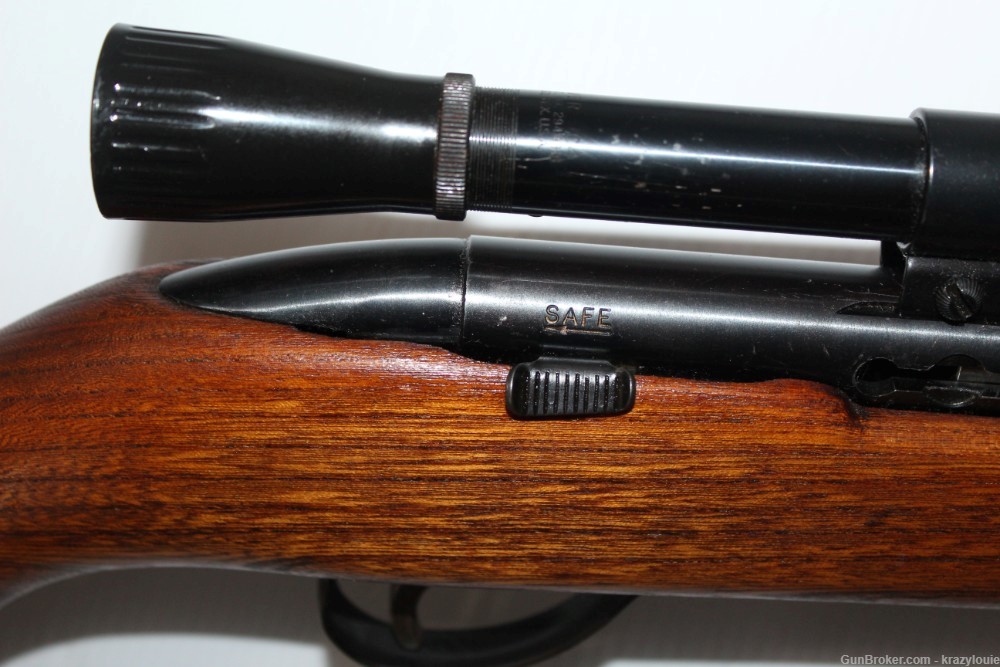 Sears Roebuck Model 25 High Standard .22LR Semi Auto Tube Fed Rifle + Scope-img-21