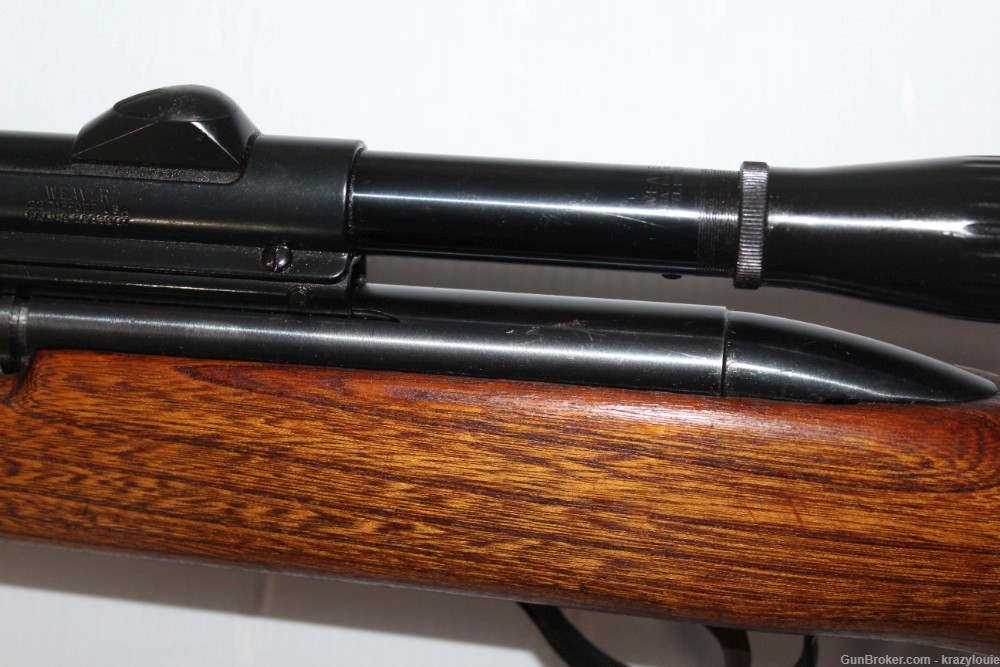 Sears Roebuck Model 25 High Standard .22LR Semi Auto Tube Fed Rifle + Scope-img-29