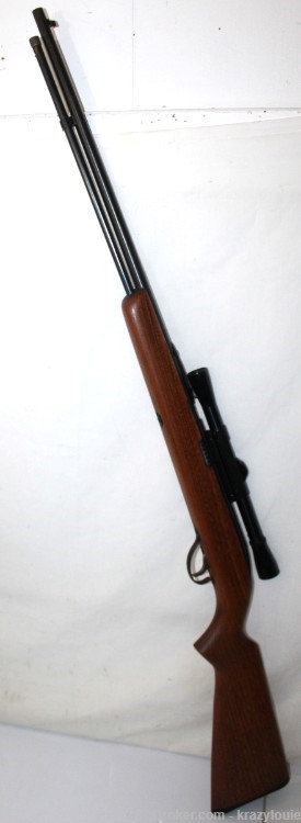 Sears Roebuck Model 25 High Standard .22LR Semi Auto Tube Fed Rifle + Scope-img-46