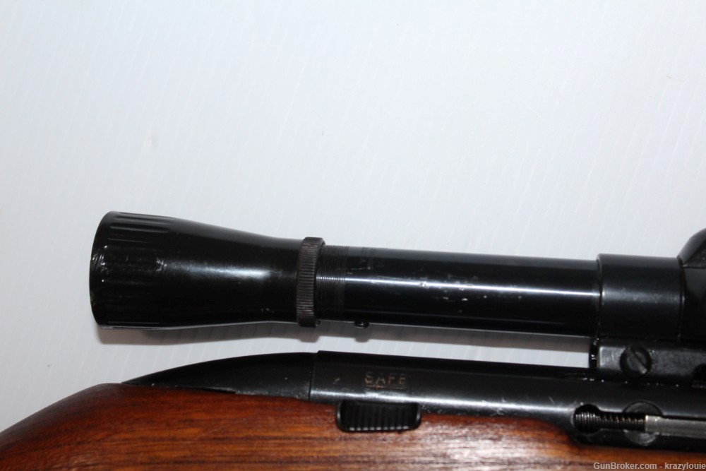 Sears Roebuck Model 25 High Standard .22LR Semi Auto Tube Fed Rifle + Scope-img-27