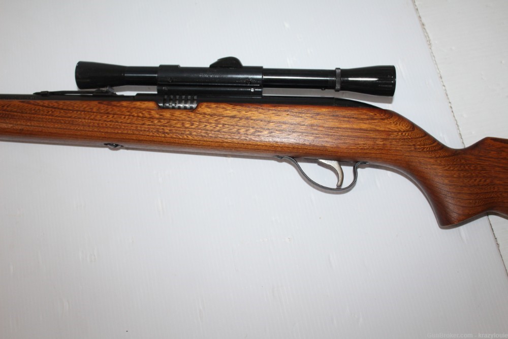 Sears Roebuck Model 25 High Standard .22LR Semi Auto Tube Fed Rifle + Scope-img-13