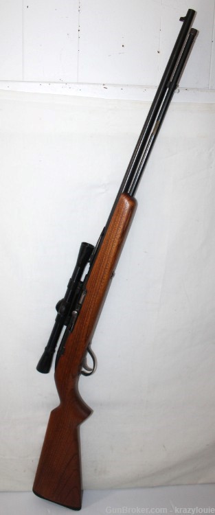 Sears Roebuck Model 25 High Standard .22LR Semi Auto Tube Fed Rifle + Scope-img-45