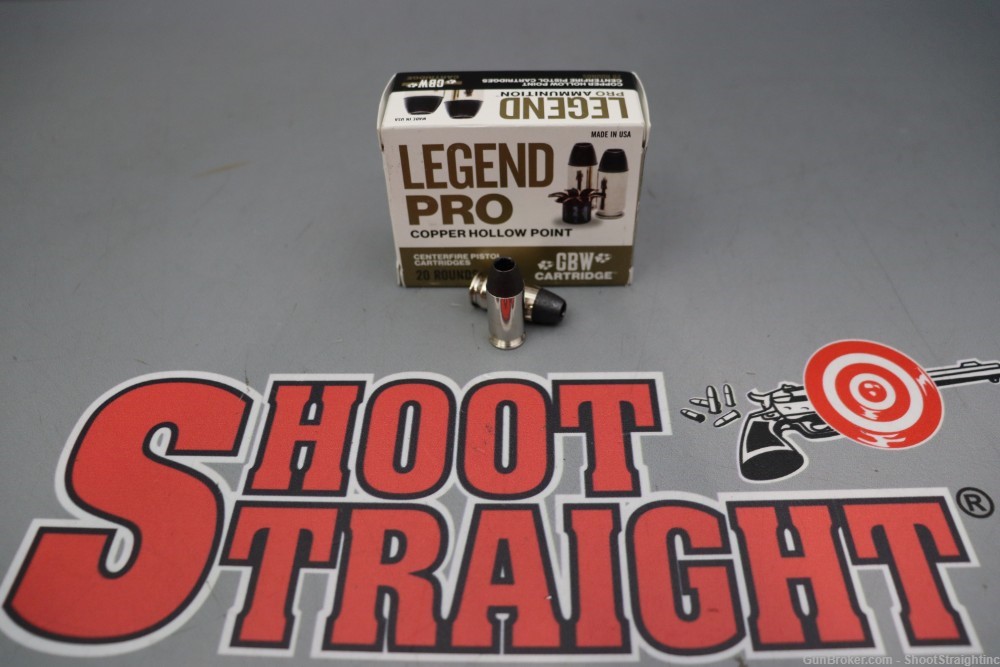 Lot O' GBW Cartridge Legend Pro 185gr Lead Free HP 45ACP [20rds]-img-0