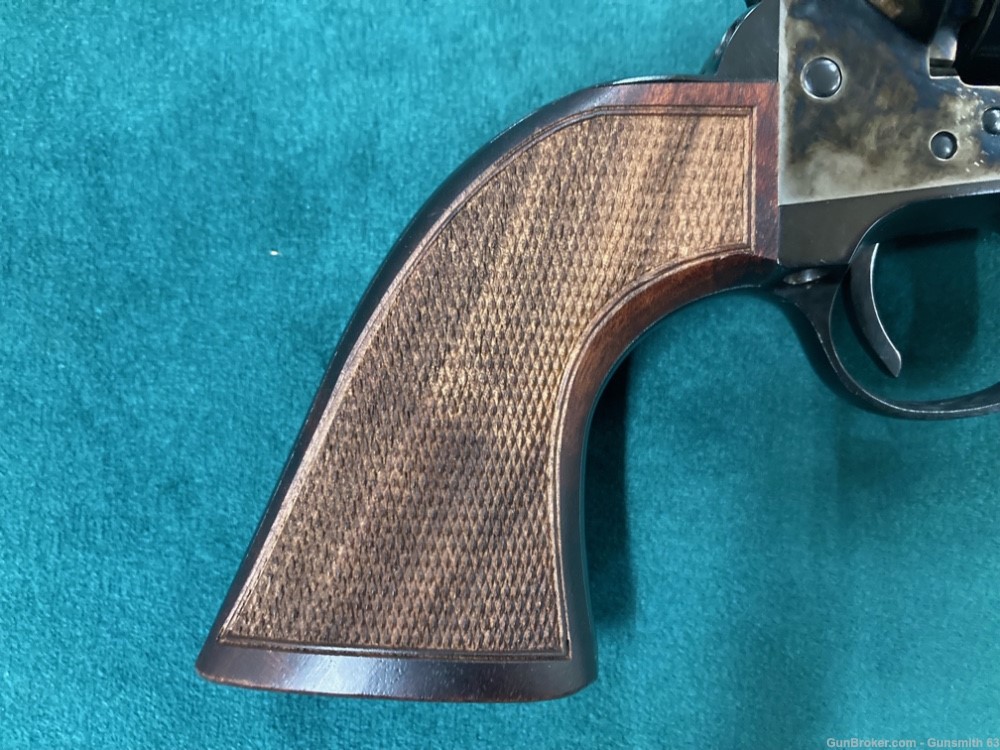 Pietta Great Western II .357mag revolver, leather belt, 2 holsters, & ammo-img-7