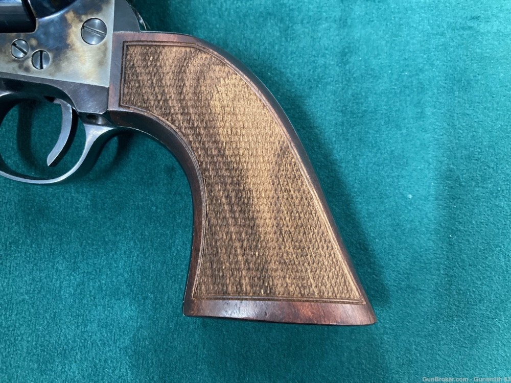 Pietta Great Western II .357mag revolver, leather belt, 2 holsters, & ammo-img-2