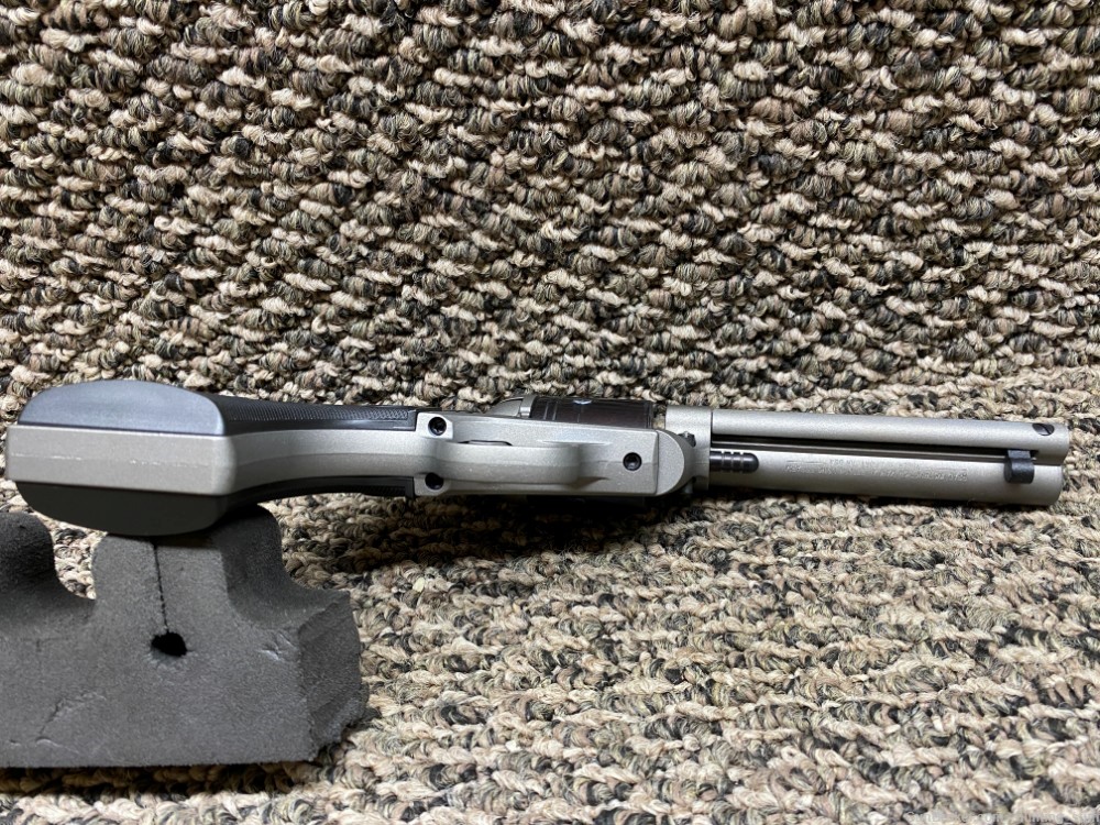Ruger Wrangler 22 LR Silver Cerakote Finish Black Grips 4.62" BBL 6 Shot-img-9