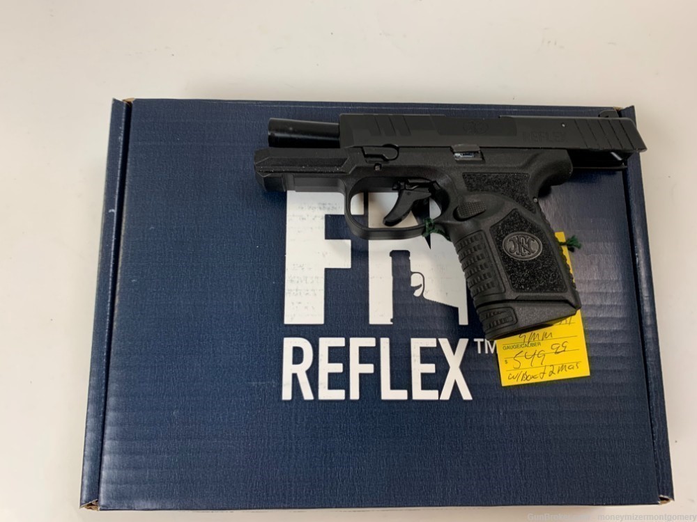 FN Reflex 9MM Pistol W/box and 2 Mags-img-8