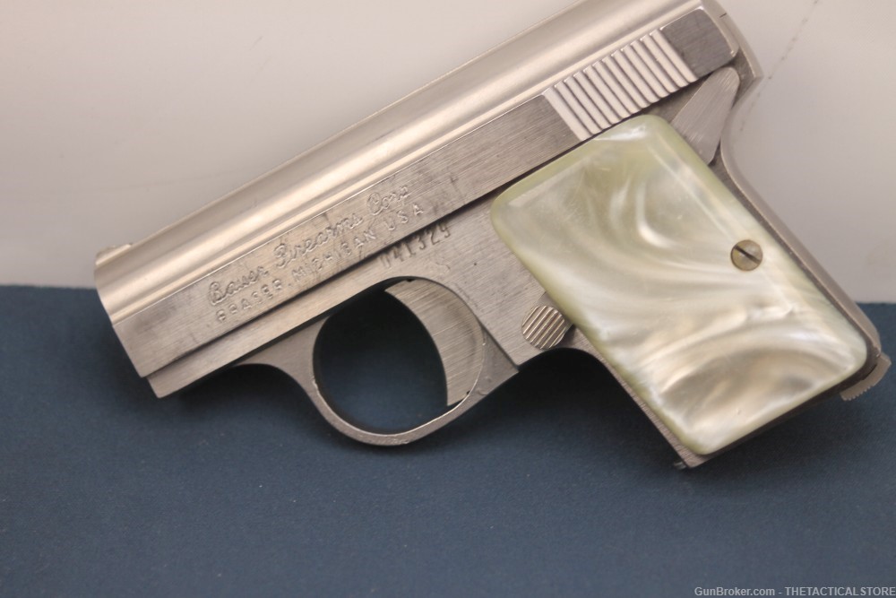 BAUER FIREARMS AUTOMATIC 25 ACP * STAINLESS * Semi-automatic Pistol 3 MAGS-img-4
