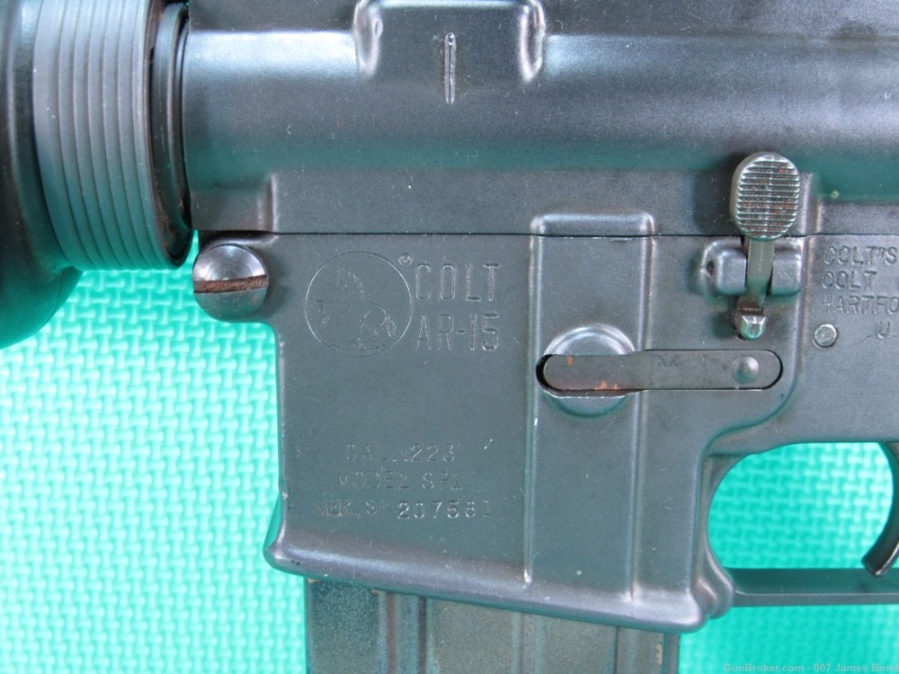 Original Pre-Ban Colt SP1 AR-15 .223 Rem. Made in 1973 Triangle 22” w/Mag-img-18
