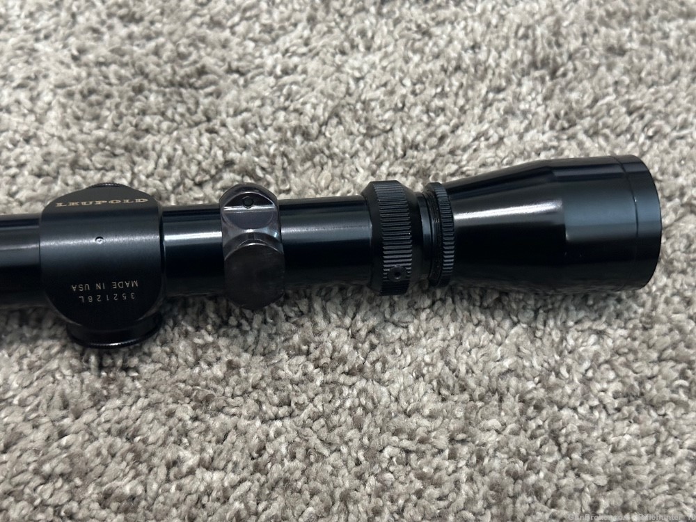 Leupold VX-1 4-12x40mm gloss riflescope mint 1” tube duplex vintage 1/4”-img-3