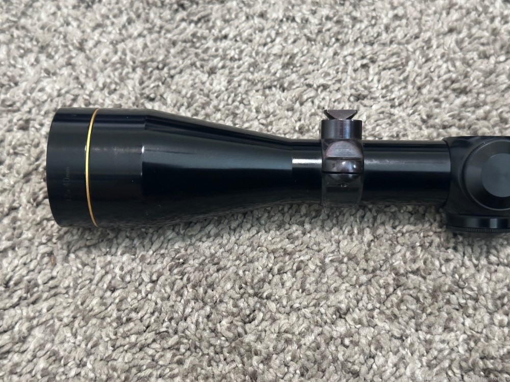 Leupold VX-1 4-12x40mm gloss riflescope mint 1” tube duplex vintage 1/4”-img-6
