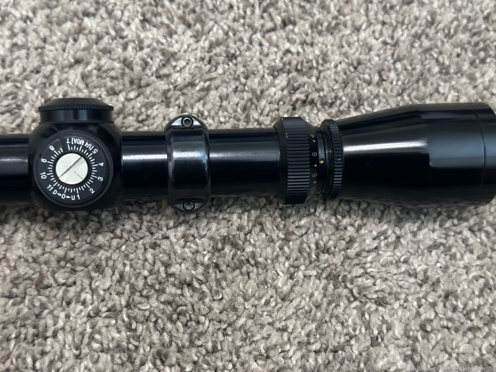 Leupold VX-1 4-12x40mm gloss riflescope mint 1” tube duplex vintage 1/4”-img-7