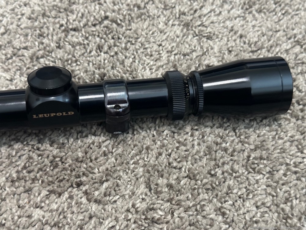 Leupold VX-1 4-12x40mm gloss riflescope mint 1” tube duplex vintage 1/4”-img-1