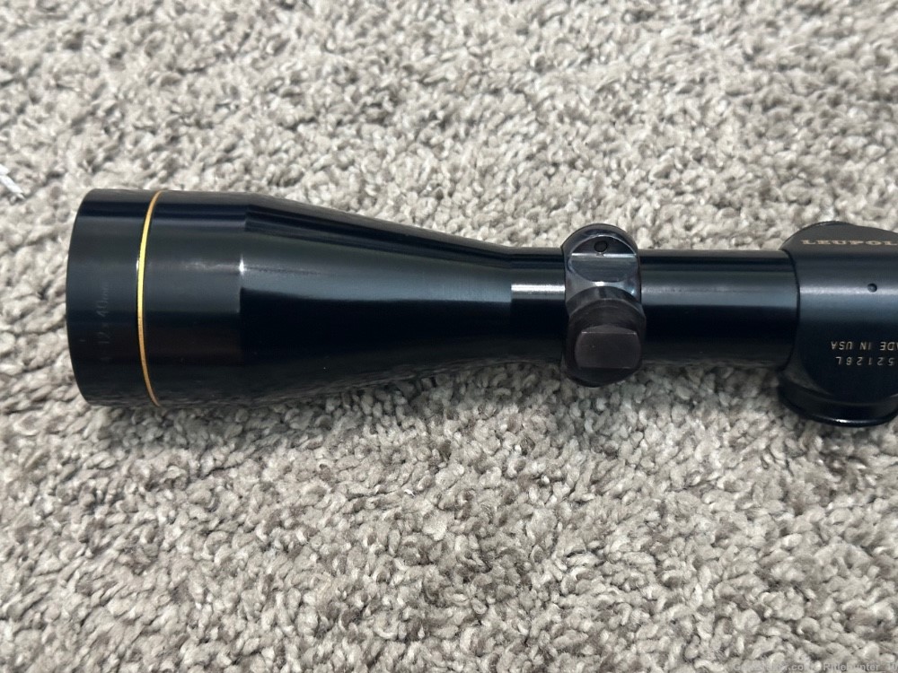 Leupold VX-1 4-12x40mm gloss riflescope mint 1” tube duplex vintage 1/4”-img-4