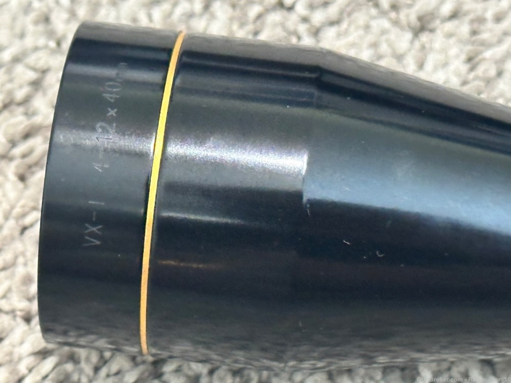 Leupold VX-1 4-12x40mm gloss riflescope mint 1” tube duplex vintage 1/4”-img-8