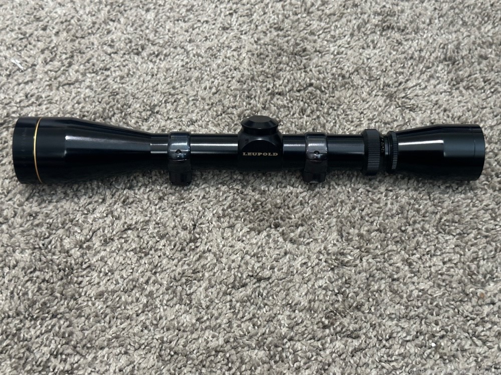 Leupold VX-1 4-12x40mm gloss riflescope mint 1” tube duplex vintage 1/4”-img-0