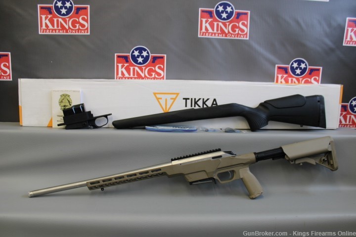 Tikka T3x CTR  Stainless W/ MDT Chassis 6.5 Creedmoor w/ Factory stock DS15-img-0