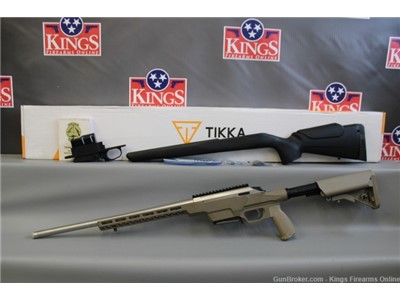 Tikka T3x CTR  Stainless W/ MDT Chassis 6.5 Creedmoor w/ Factory stock DS15