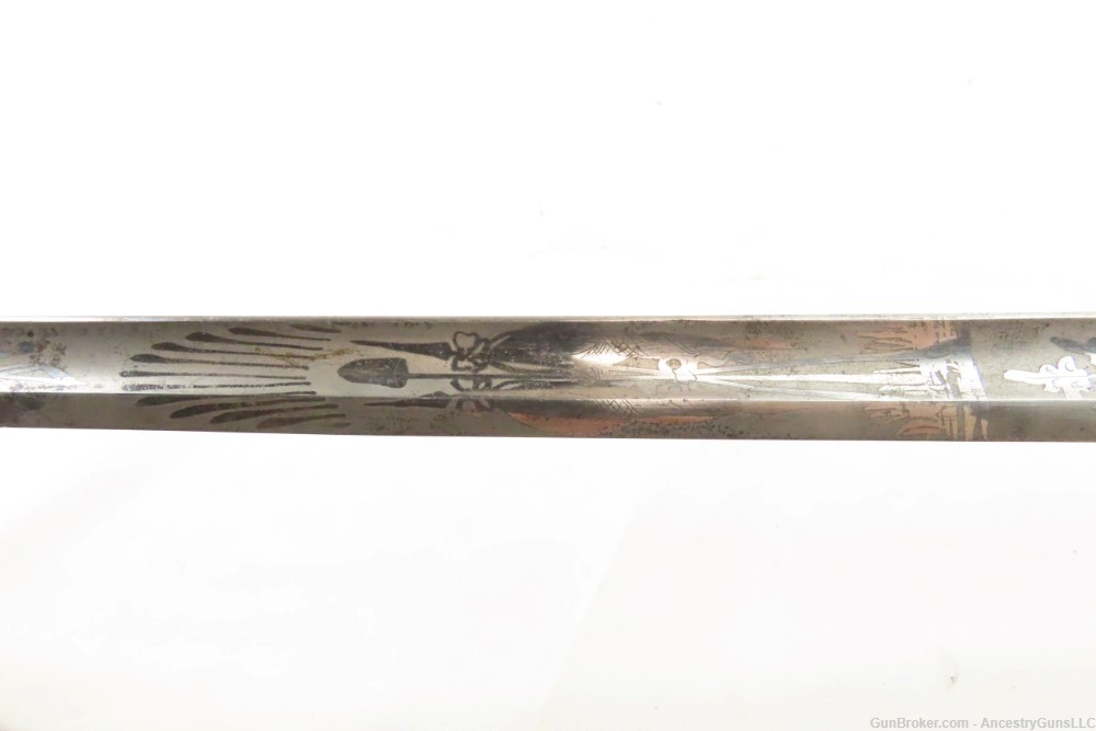 US PATRIOTIC THEMED ETCHED BLADE EAGLE Pommel Sword EARLY-19th CENTURY-img-13