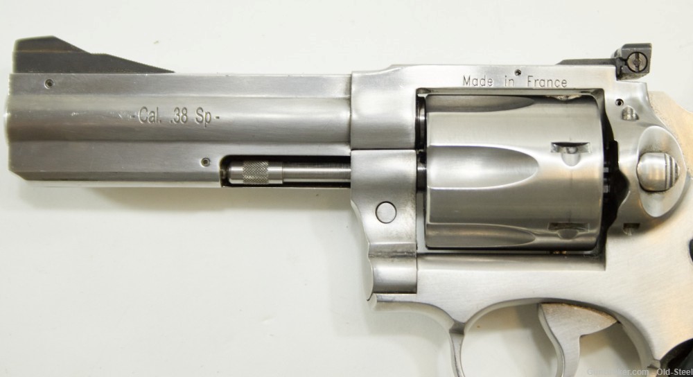  French Manurhin MR88 38 4 in Barrel 38 Spl Double Action Police Revolver-img-5