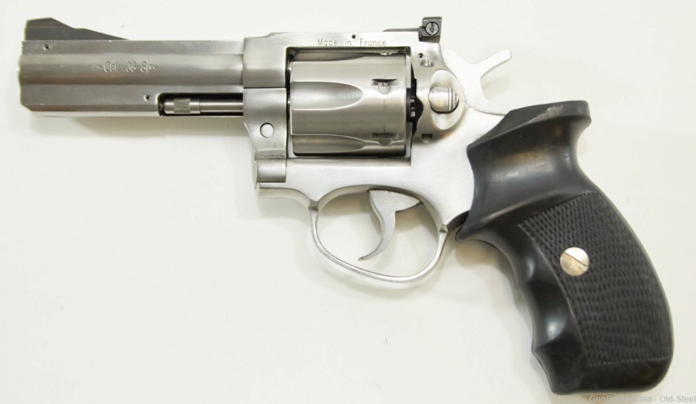  French Manurhin MR88 38 4 in Barrel 38 Spl Double Action Police Revolver-img-3