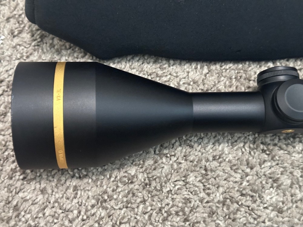 Leupold VX-3L 4.5-14x50mm riflescope rare matte crescent cut out duplex 1”-img-8