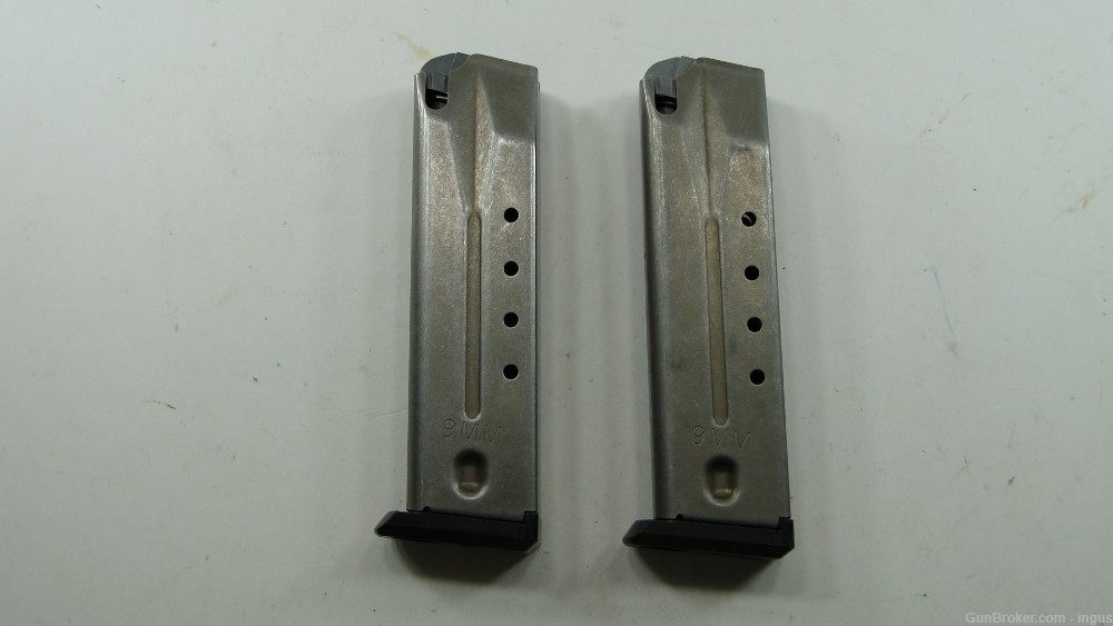 (2 TOTAL) RUGER P89 P93 P94 P95 FACTORY 9MM 15RD L.E. MARKED MAGAZINE 90233-img-1