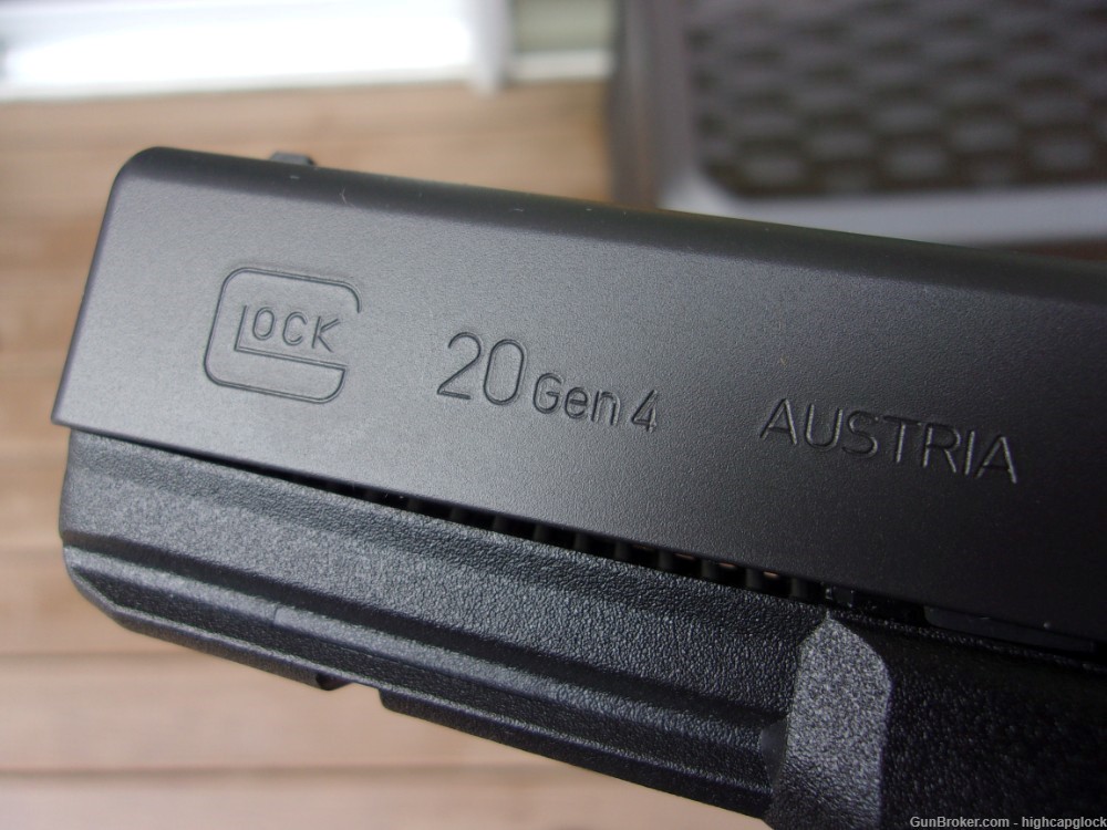Glock 20 Gen 4 10mm 4.5" Semi Auto Pistol 99.9% G20 w/ 3 Mags $1START-img-5