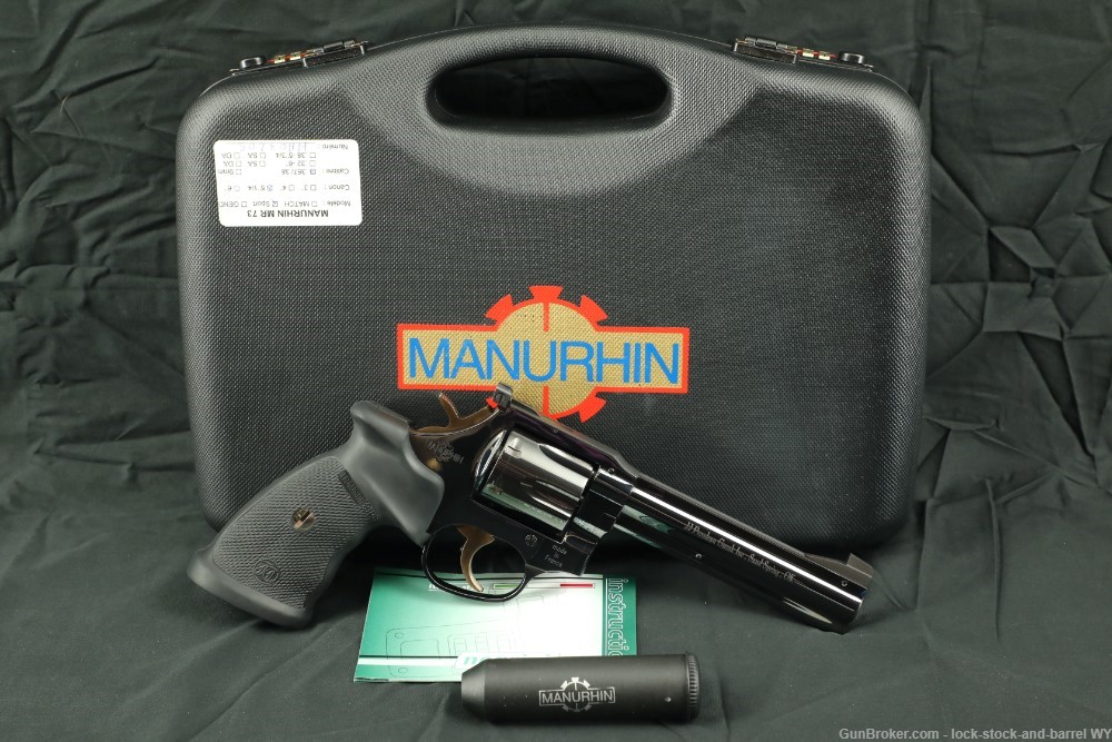 French Manurhin MR73 5 1/4” Barrel .357 Mag Double Action Revolver-img-2