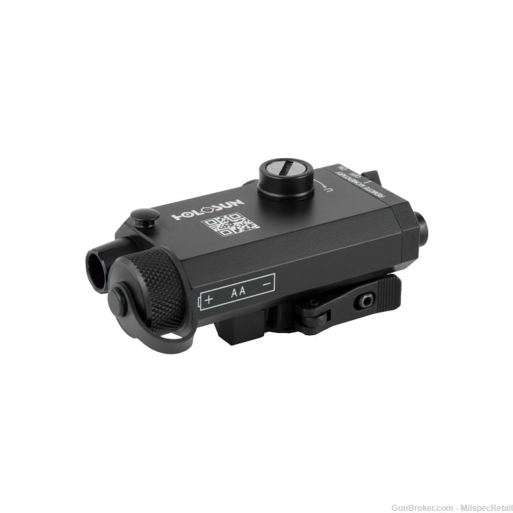 Holosun LS117R Red Collimated Laser Sight w/ QD Picatinny Rail Mount -img-2