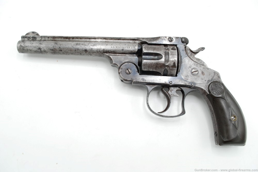 SMITH WESSON FIRST MODEL 44-40 DOUBLE ACTION REVOLVER, ANTIQUE-img-0